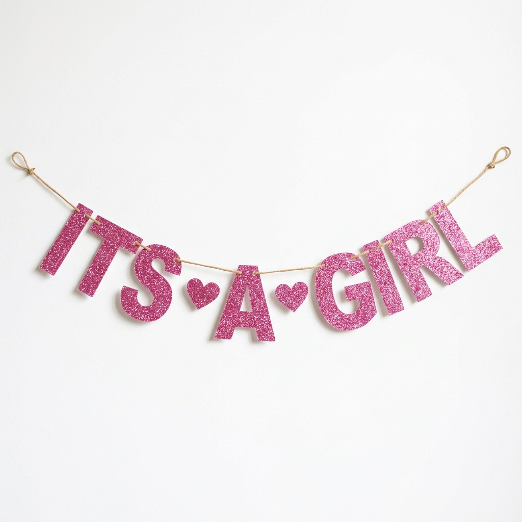 Its A Girl Banner