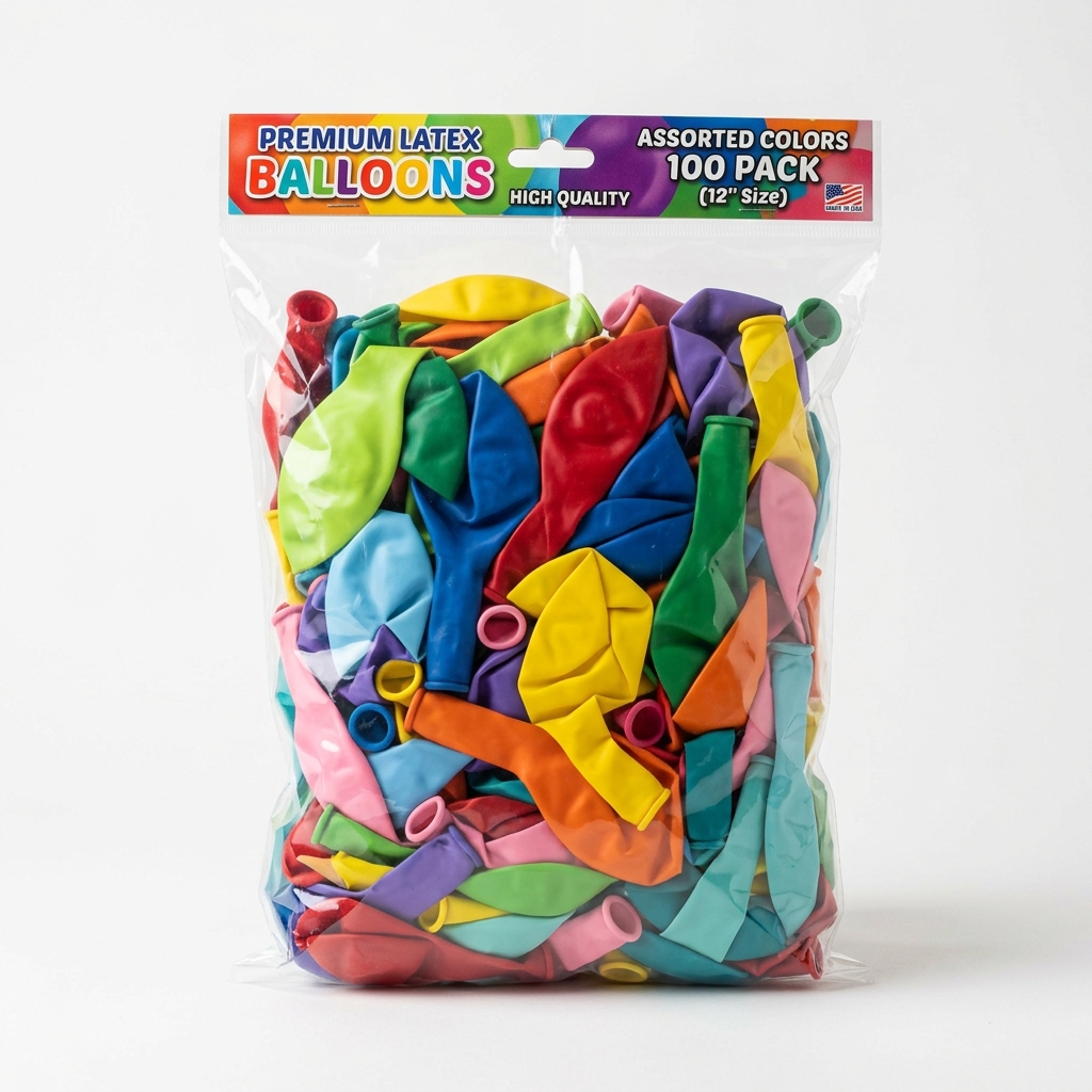 Latex Balloons 100 Pack